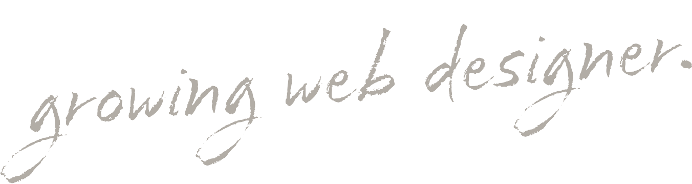 growing web designer